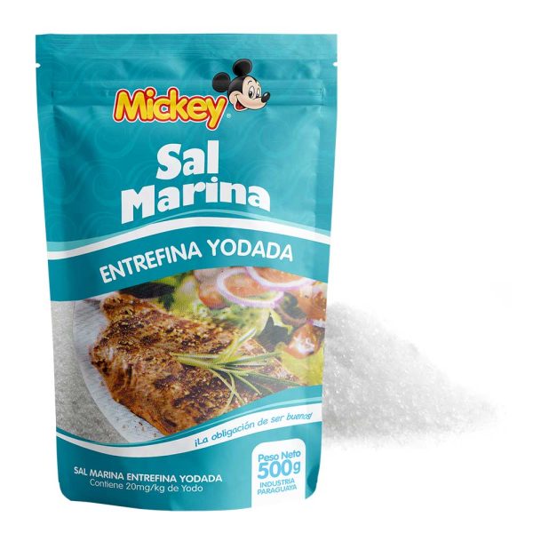 Sal marina entrefina yodada - 500 g